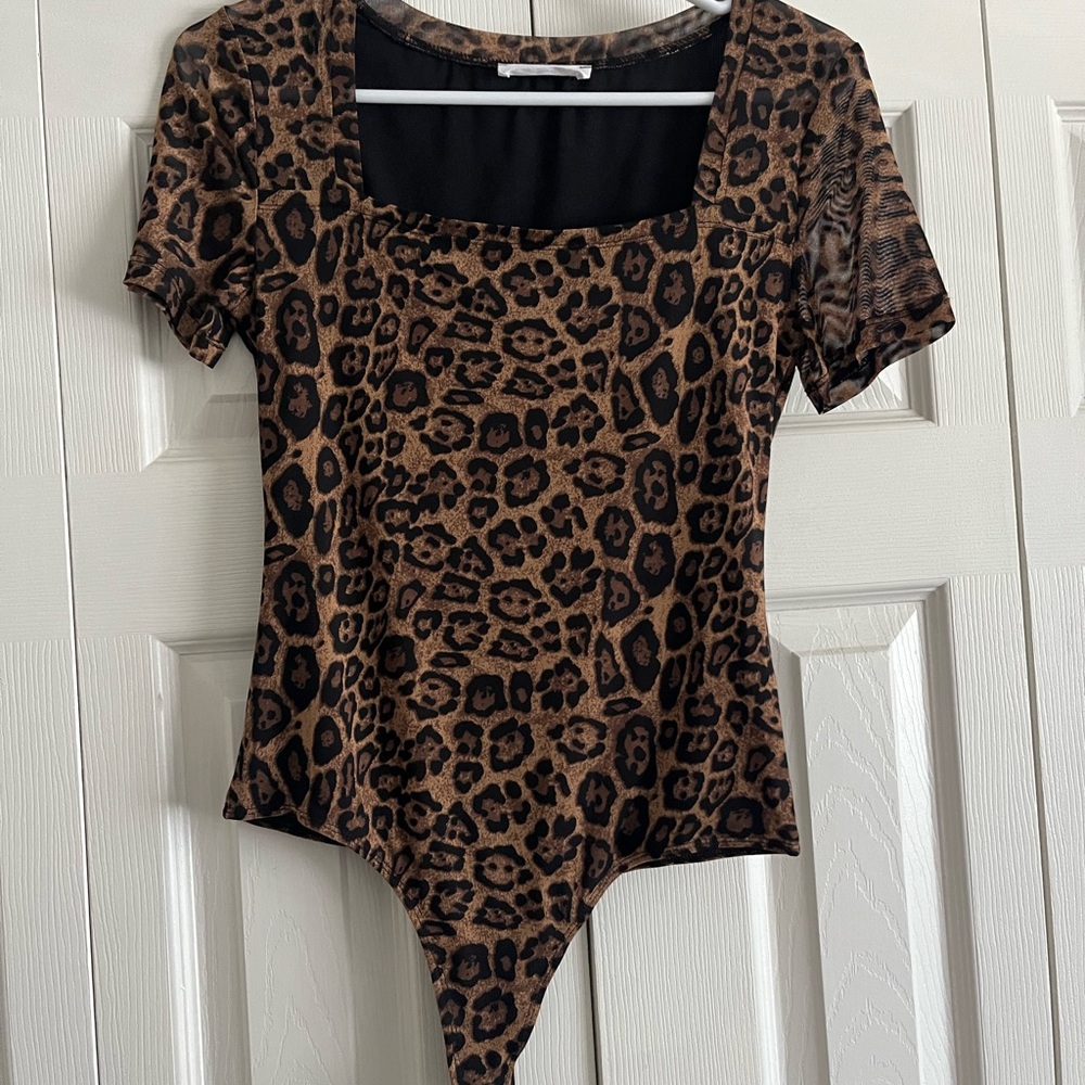 Leopard Print Bodysuit
